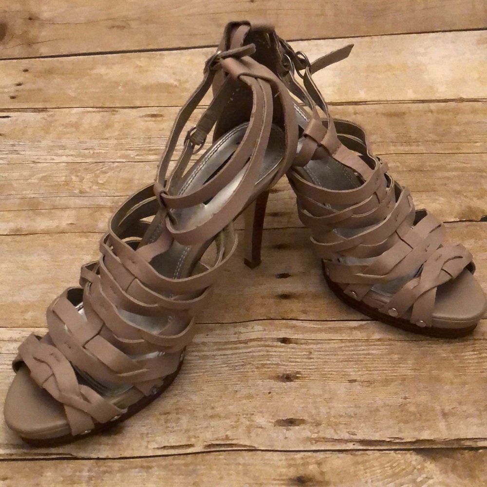 White House Black Market strappy heels